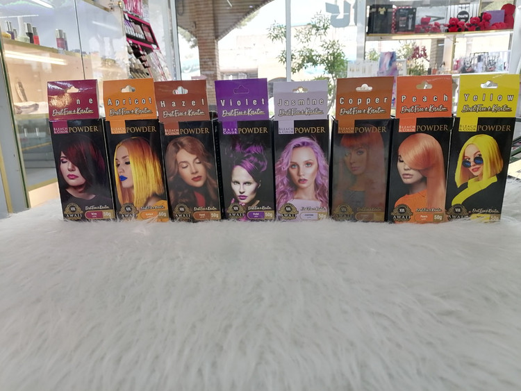 رنگ موی پودری آوایی